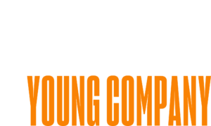 Young Company logo white & orange